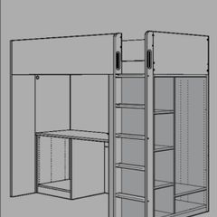 Ikea Loft Childrens Bed