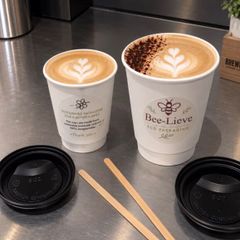 50 pack Eco-Friendly Compostable Coffee Cups Kit