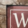 New with slight defects rustic 25cm x 16cm x 2cm wood sign Image 7