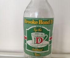 Unigate 1980s milk bottle Brook Bond