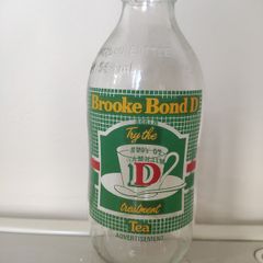 Unigate 1980s milk bottle Brook Bond