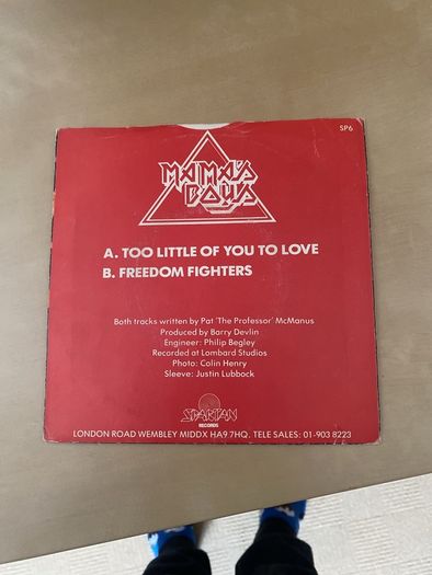 Mamas  Boys vinyl