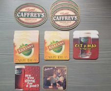 Vintage Irish Ale Beer Mats/Coasters 1990s & 2000s