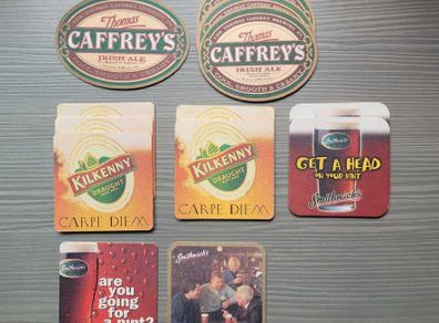 Vintage Irish Ale Beer Mats/Coasters 1990s & 2000s