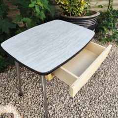 Vintage Formica Mid Century 50s Side Table Original