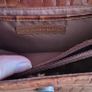 Vintage United Colors of Benetton Croc-Effect Handbag Y2K Style Image 5