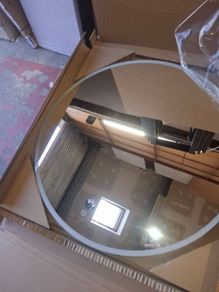Croswater round Infinity mirror 800