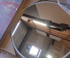 Croswater round Infinity mirror 800