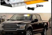 Car suction cup 8 strobe flashing light  LED  yellow and white