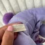 Heffalump Lumpy Soft Toy Plush Winnie Pooh Dressing Gown Night Cap approx. 28 cm Used Please look at the pictures Image 9