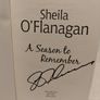 A Season To Remember by Sheila O'flanagan HARDBACK BOOK, signed Image 6