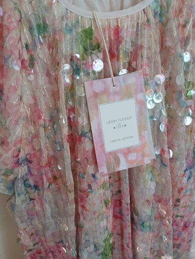 Leigh Tucker beautiful sequin party dress