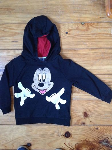 Age 2-3 Disney Mickey Mouse Hooded Jumper