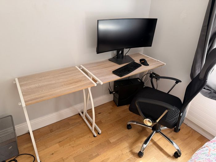 Spacious Two-Person Computer Desk