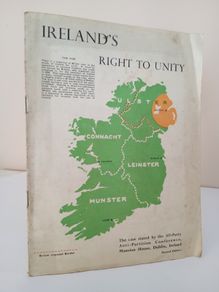 Ireland's Right to Unity: The Case Stated by the All-Party Anti-Partition Conference, Mansion House, Dublin (PT132)