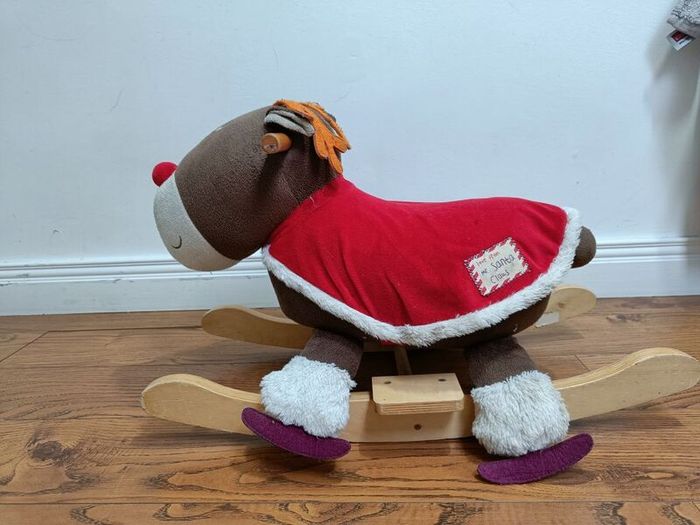 Cute Reindeer Rocking Toy in Excellent Condition