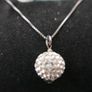 925 Sterling Silver drop Pendant and Necklace L-8,5" 3,1g Image 5