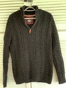 Superdry Jacob Henley Jumper (L)