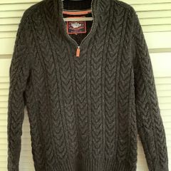 Superdry Jacob Henley Jumper (L)