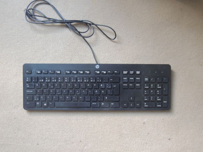HP Business Slim, Wired Keyboard, PC/Mac - QUERTY Swedish