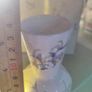 Aynsley Just Orchids Bud Vase Blue & White Orchids Image 2