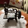 Rare Antique 1870s Charles Raymond Cast Iron Sewing Machine Image 2