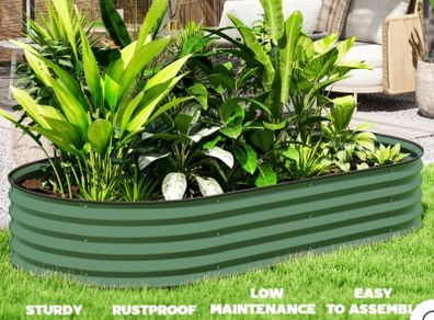 Steel planter