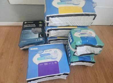 7 Packs Of Large Incontinence Pads Free