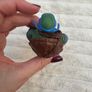 Teenage Mutant Ninja Turtles Leonardo Figure Playmates 2014 Movie TMNT approx. 13 cm. Used Please see photos Image 9