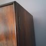 Walnut finish wardrobe, old Image 4