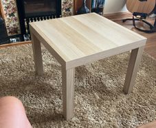 IKEA side table white oak