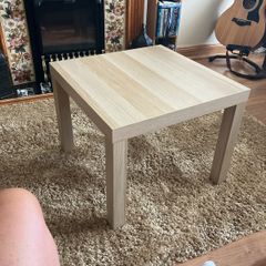 IKEA side table white oak
