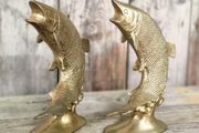 Brass Leaping Fish Pair KAS1364