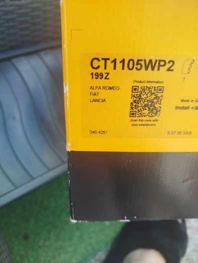 timing belt and water pump