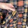 YMC Oversize Balloon Dress Sz 8UK 4US S Plaid Patchwork Soft Puff Sleeves Casual Image 5