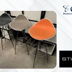 21 x "Stua Onda" Canteen Stools - Grade A