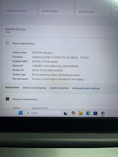 Lenovo Thinkbook 15 - i5 pro 10gen 8/512 win 11 pro
