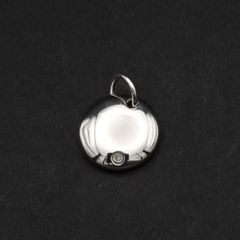 Vintage 925 Sterling Silver Hot Diamonds Designer Charm
