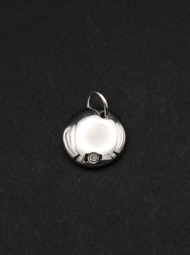 Vintage 925 Sterling Silver Hot Diamonds Designer Charm