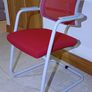 Sitland Red & White Designer Chairs Image 3