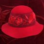 Brand new Designer red wool felt hat Image 2