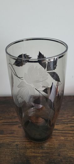 Antique glass vase