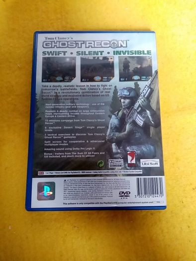 Tom Clancy Ghost recon PlayStation 2 ps2 games Original