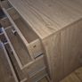 Large Oak-Effect 3-Drawer Bedside Lockers Image 4
