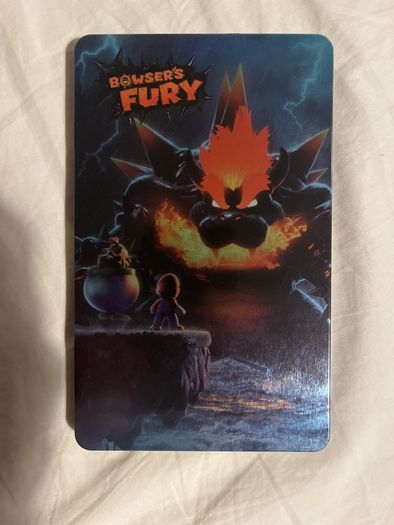 Steelbook Super Mario 3d world+bowsers fury for Nintendo switch