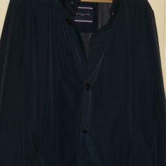 Men's Tommy Hilfiger Coat Parka Style Concealed Hood Eu52 [as New Un-worn]
