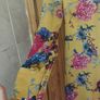 Mustard floral mini dress (free postage) Image 3