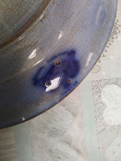 Antique Blue/White Dinner/ Display Plate
