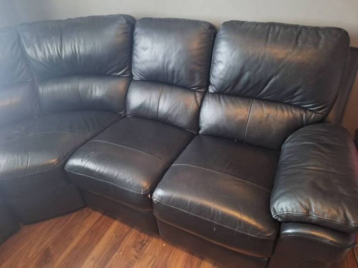Leather sofa