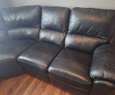 Leather sofa